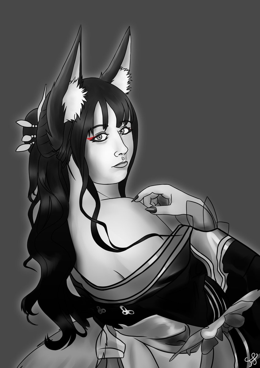 My friend in her Fugue cosplay 🥰♥️

Tags:
#inktober2025 #inktoberday27 #honkaistarrail #honkaistarrailfanart #fugue #fuguefanart