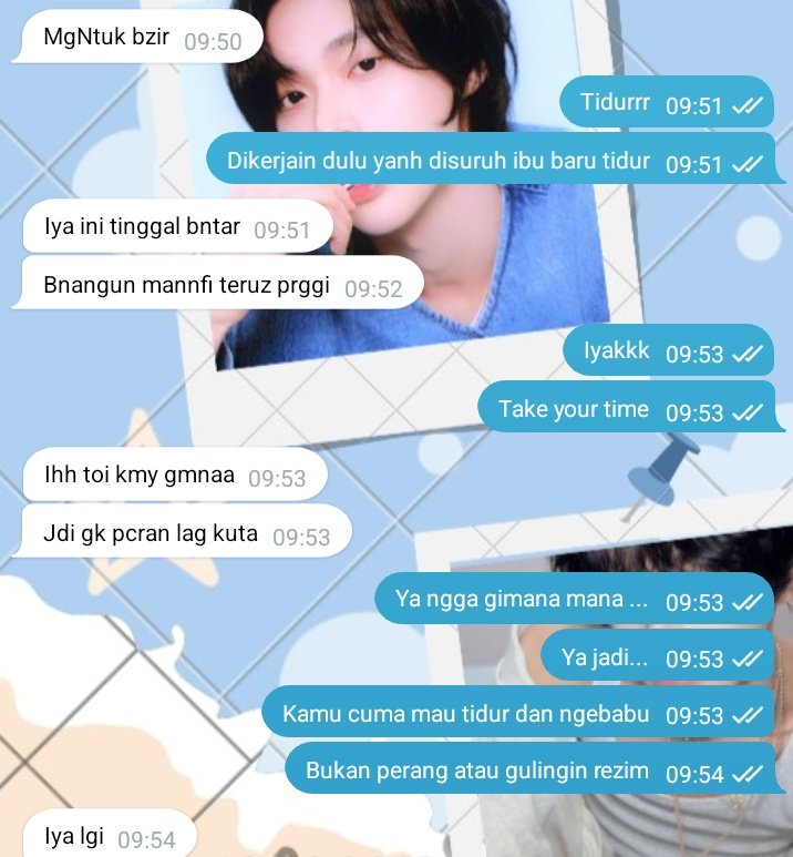 Padahal dia cuma mau tidur