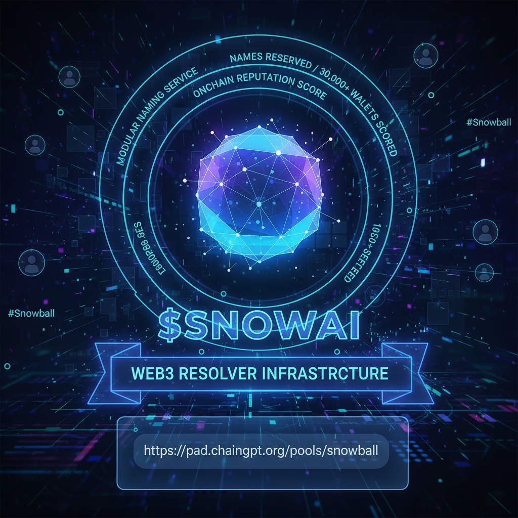 vanbangco01's tweet image. 🌐💫 Step into the future of Web3 identity with #Snowball! The game is changing — and @snowball_money is leading the charge toward a smarter, more connected blockchain world! 🚀🔥💎 Imagine a Web3 where your name, trust, and reputation travel across chains effortlessly — that’s…