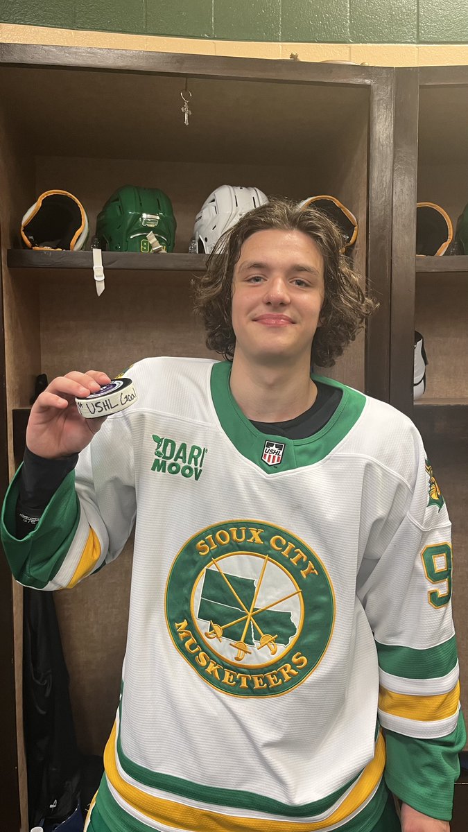 Musketeerhockey's tweet image. Мэта нумар адзін for Daniil Butin🇧🇾

#SCMusketeers | #USHL | #SiouxCity