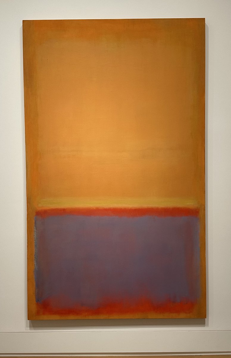 Rothko before and after. Yale art gallery