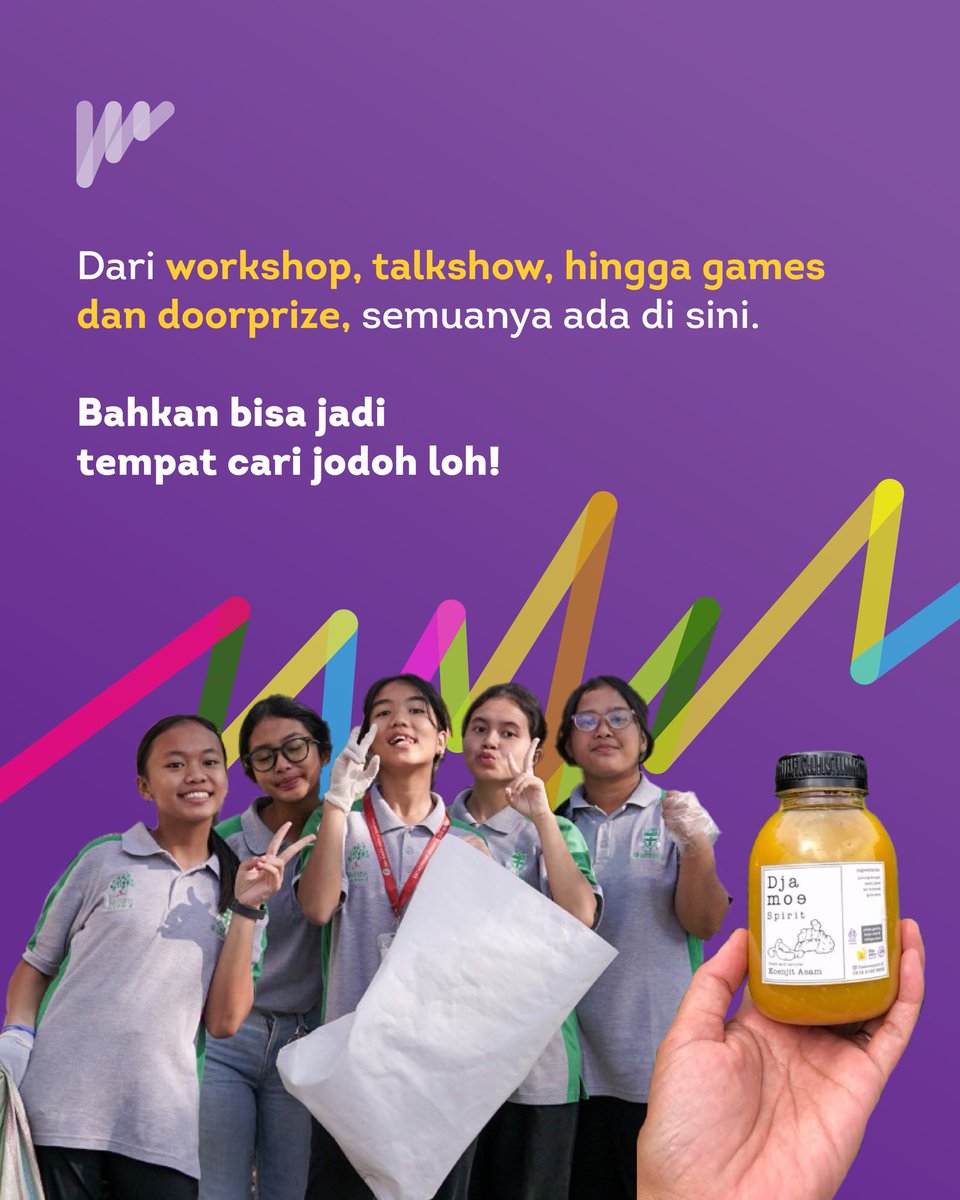 thewestjavafest's tweet image. Tempatnya anak muda Jabar buat tumbuh bareng ide, tawa, dan karya. 🤝💡

Teras Motekar di #WJF2025 siap jadi ruang seru buat kamu yang pengen belajar, berbagi, dan dapet inspirasi baru! ✨

Dari workshop, talkshow, games, sampai doorprize, semuanya ada di sini. #SmilingWestJava