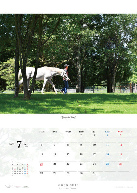 sala__life's tweet photo. ゴールドシップ壁掛け・卓上カレンダー2026第三弾！●写真家関���澄氏によるホースアートセラピー・サラブレッドビューティーシリーズ●癒しのカレンダーとして好評です●ゴールドシップオフィシャルグッズのお取り扱いは優勝記念品  https://t.co/app5GQI3JX 
#サラブレッドライフ 
#ゴールドシップ 
#ホースアートセラピー 
#関真澄 
#サラブレッドビューティー 
#ビッグレッドファーム
