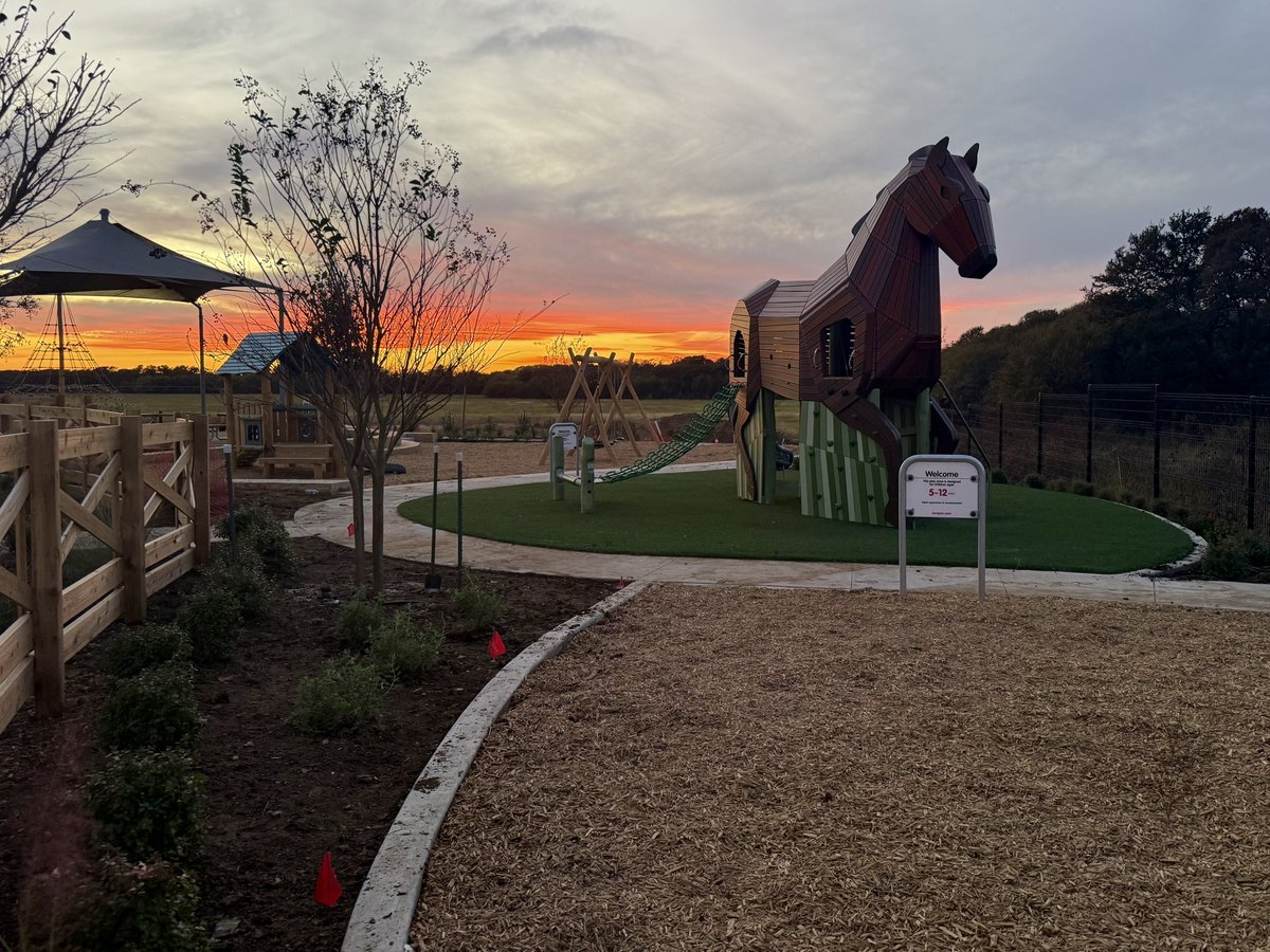 We got back into town just in time for a beautiful Halloween sunset!