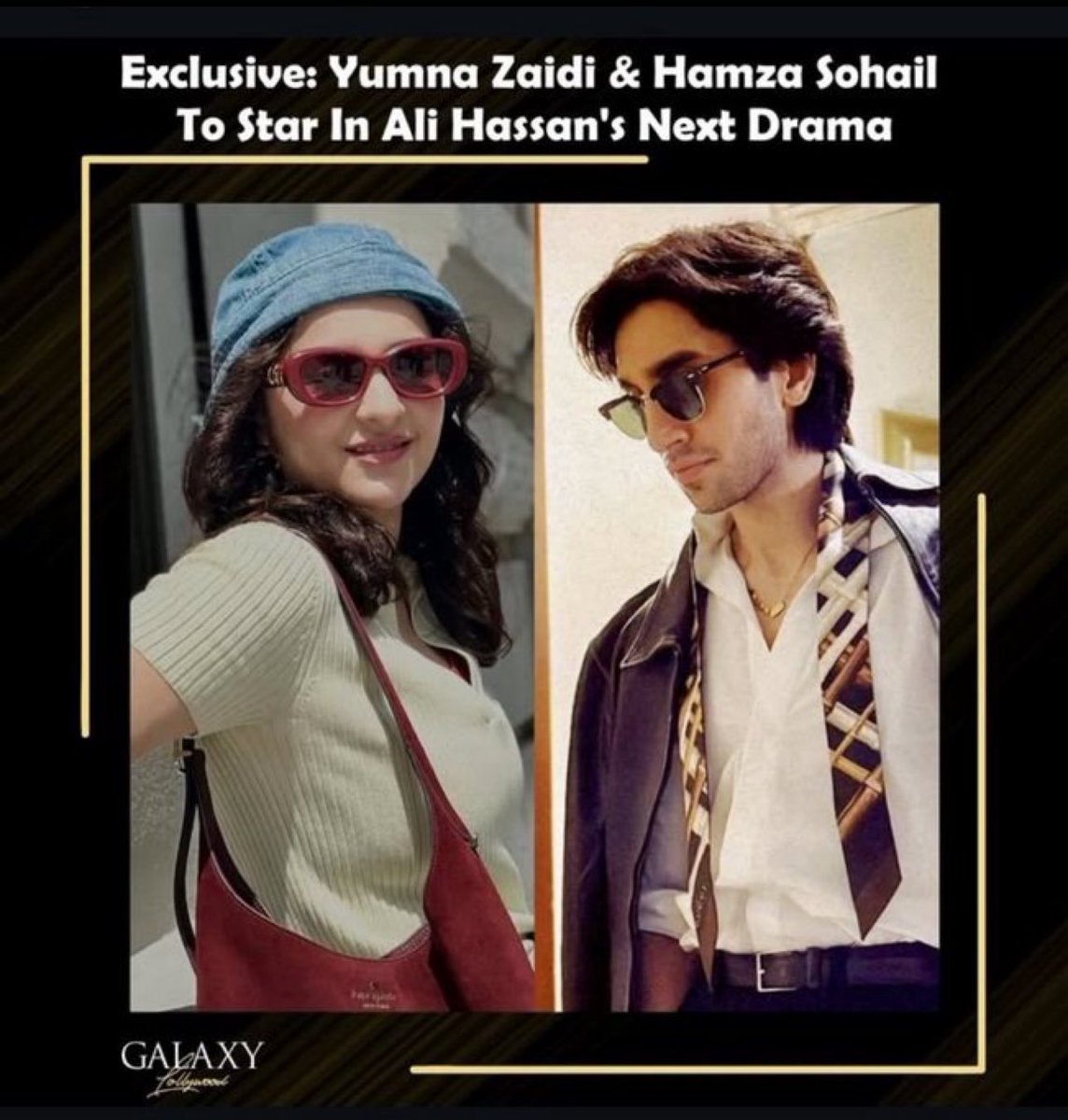 So many messages and tags for this Drama topic😅Okay It will be a romantic romcom, light hearted funny drama, no cause based drama… now Be happy everyone 😊this is what exactly Yumna said to me…But I wasn’t expecting Hamza though😐

#YumnaZaidi