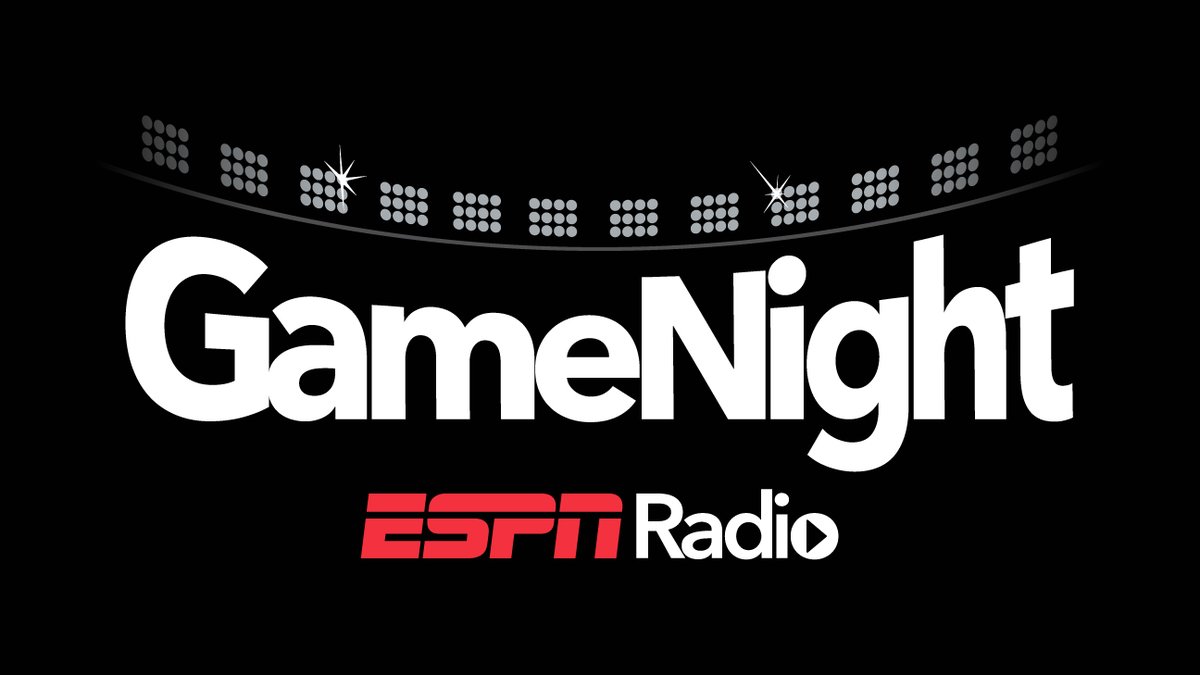 Tonight join <a href="/gneitzel16/">Gabe Neitzel</a> and Me for "GameNight" on <a href="/ESPNRadio/">ESPN Radio</a> following #WSG6 -2am ET/11pm PT 

#WorldSeries Game 6/NCAAFB/NFL Week 9 

Guest:
<a href="/benshulman7/">Ben Shulman</a> - Blue Jays 
<a href="/Alden_Gonzalez/">Alden González</a> - Dodgers 
<a href="/dougglanville/">Doug Glanville</a> - World Series 

ESPN Radio/ESPN App/Sirius XM Ch.80/Tune-In