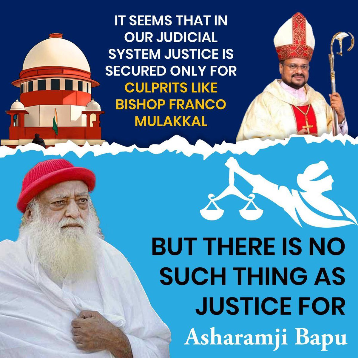 KanchanBab67691's tweet image. यौन उत्पीड़न के केस में चर्च में 20 नन संस्थान छोड़ चुकीं, फिर भी अपराधी बिशप को खुली छूट!
और Sant Shri Asharamji Bapu जैसे संत वर्षों से अन्याय झेल रहे हैं।
यह अन्याय नहीं तो क्या है?
समय है Voice For Innocent बनने और Wake Up Hindus का!
#WhyHinduSaintsTargeted