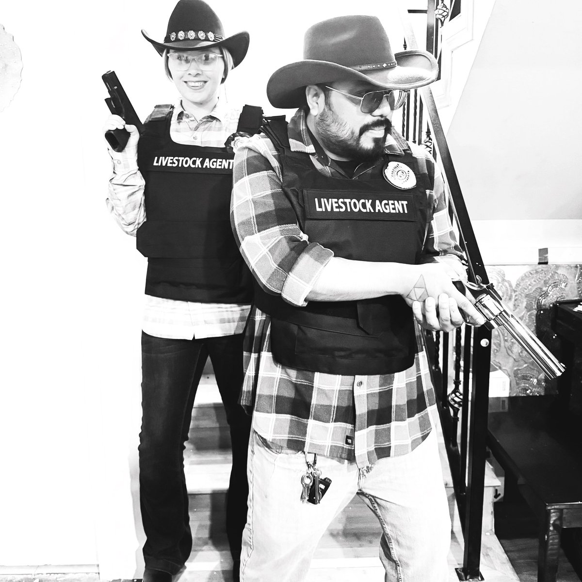 laurenichka's tweet image. Happy halloween! 
@Yellowstone @realSilentFlame 
#livestockagents #duttonranch