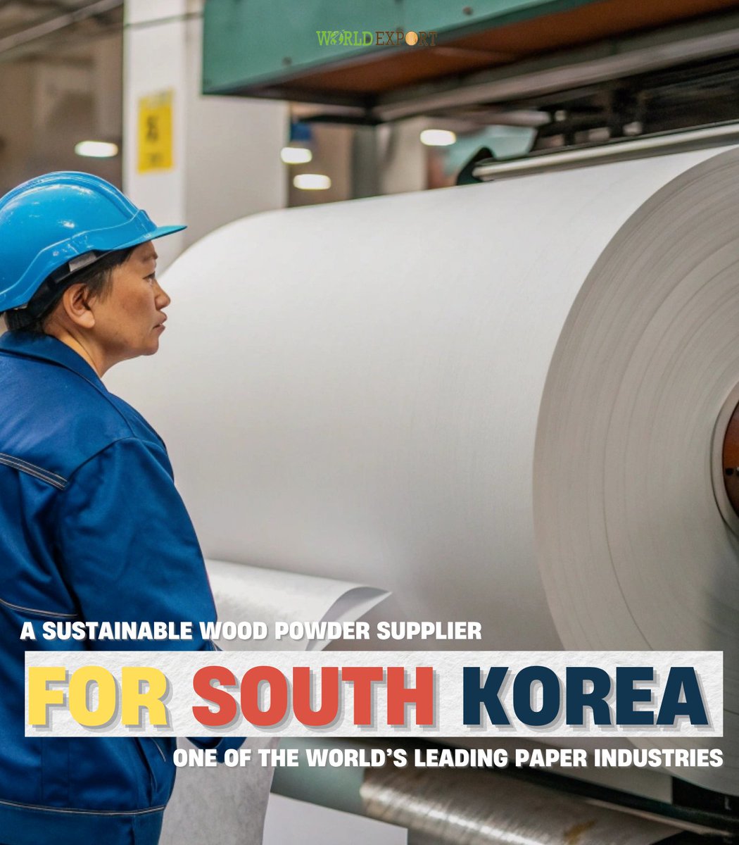 WorldExport_VN's tweet image. WORLD EXPORT - A SUSTAINABLE WOOD POWDER SUPPLIER FOR SOUTH KOREA’S PAPER INDUSTRY
Powering South Korea’s paper industry with eco-friendly wood powder. World Export offers low moisture products, consistent quality and sustainable sourcing.
#WorldExport #WoodPowder #SouthKorea