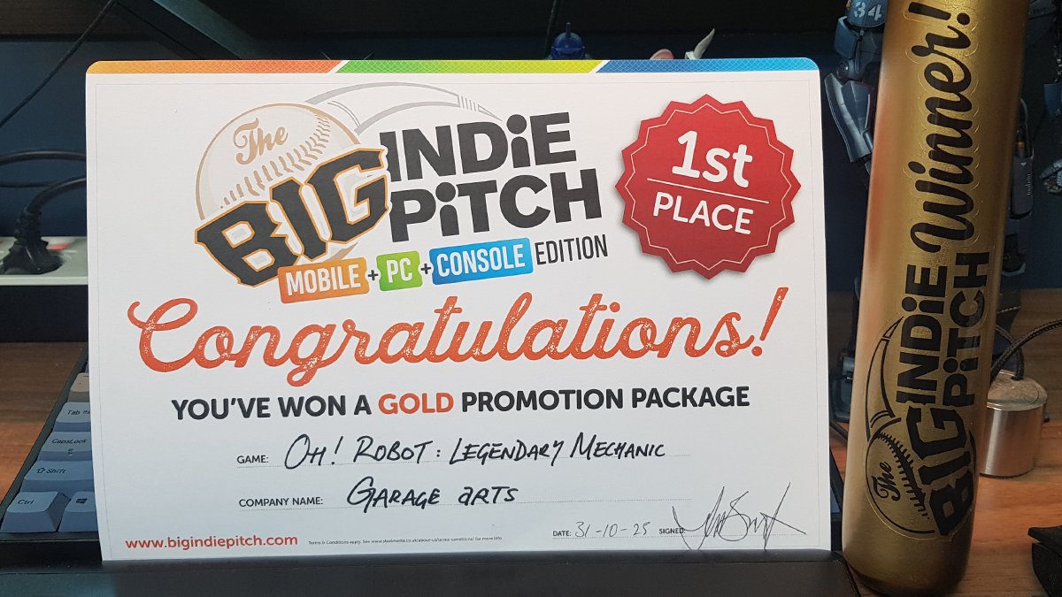 GarageArts_Max's tweet image. POCKET GAMER CONNECTS SUMMIT KOREA 2025
I won 1st place at the BIG INDIE PITCH
I went through a lot, but gave it my best.

🔥NEVER GIVE UP! NEVER SURRENDER!🔥
🕹️ Steam
store.steampowered.com/app/3715770
🎬 Youtube 
youtube.com/@GarageArts-St…

#BIGINDIEPITCH #INDIEPITCH #PGC #POCKETGAMER…