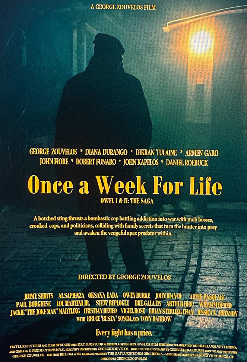 As we ready for AFM <a href="/AFMOFFICIAL/">American Film Market</a>, in Los Angeles, a shot of my homescreen of the artwork <a href="/OWFLfilm/">Once a week for life, OWFL</a> Once a week for life For Europe that resonates as my original concept dictated. Filmed 100% on location in neighborhoods near you and and mainly deep in #AstoriaWood #Astoria #NYC