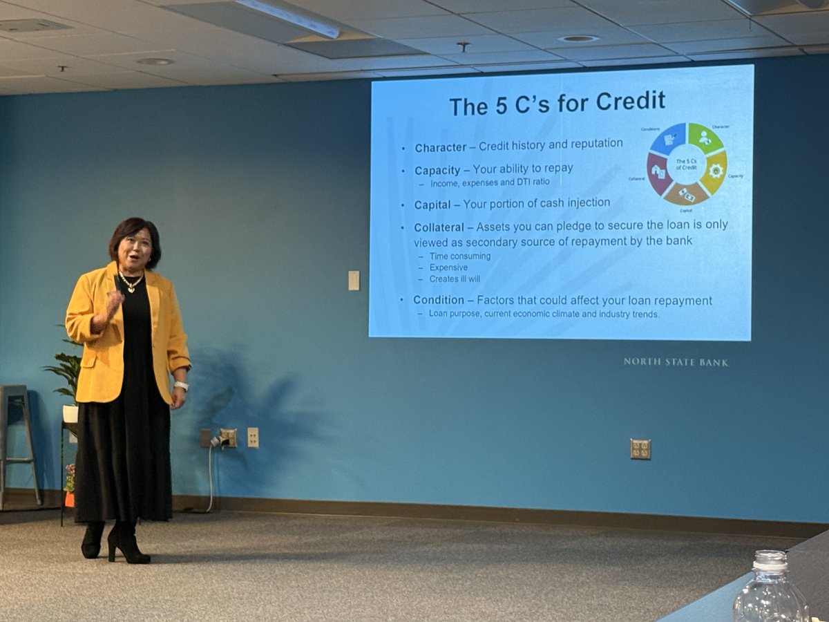 Great session with my friend Eva Kang, VP at North State Bank, featuring an insightful talk on leasing vs. buying, credit, and business financing. Sharp, relatable, and full of real-world value. #NorthStateBank #Leadership #SmallBusiness