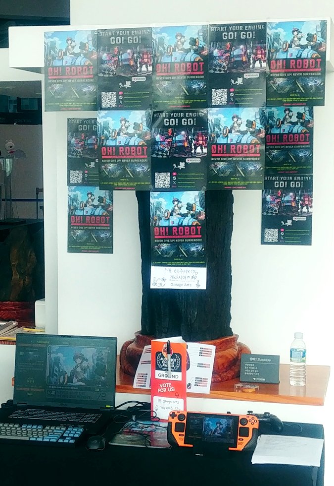 GarageArts_Max's tweet image. POCKET GAMER CONNECTS SUMMIT KOREA 2025
I won 1st place at the BIG INDIE PITCH
I went through a lot, but gave it my best.

🔥NEVER GIVE UP! NEVER SURRENDER!🔥
🕹️ Steam
store.steampowered.com/app/3715770
🎬 Youtube 
youtube.com/@GarageArts-St…

#BIGINDIEPITCH #INDIEPITCH #PGC #POCKETGAMER…