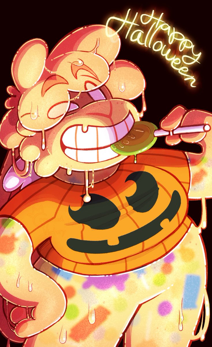 Happy Halloween~
Check out my nsfw account <a href="/CrownedV_AD/">CrownyCrownedCrown</a> to see three more spooky things ;3
