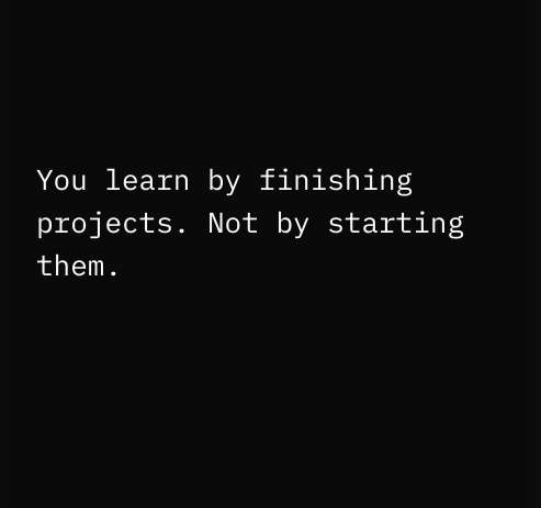 AI_singularit8's tweet image. very true because finishing is harder than starting

true or false