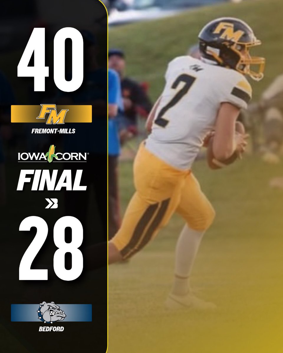 FREMONT-MILLS WITH THE ROAD WIN 😳

ONE MORE WIN FOR THE KNIGHTS SENDS THEM TO CEDAR FALLS.

#iahsfb Instagram