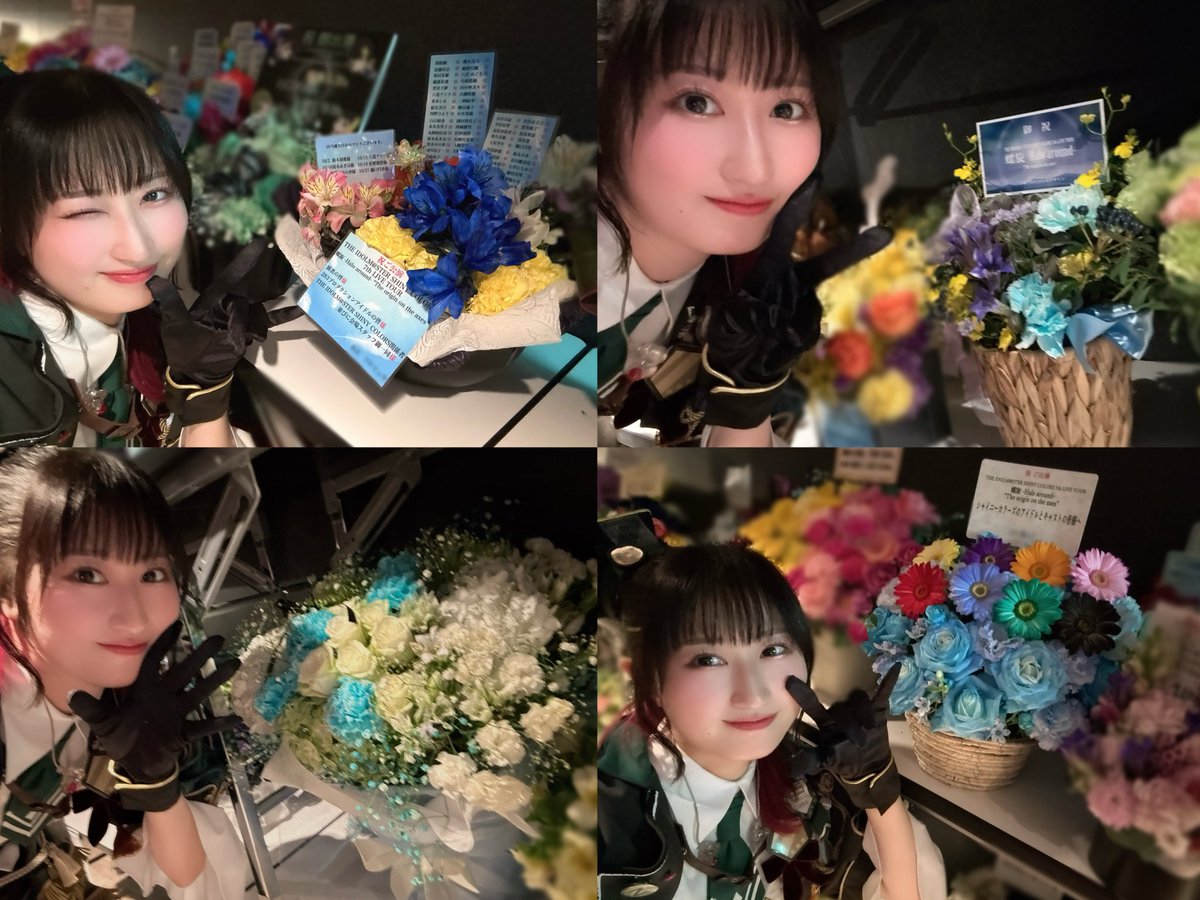 シャニマス7thTOUR螺旋 にいただいたお花🌸そのはち シャイニー