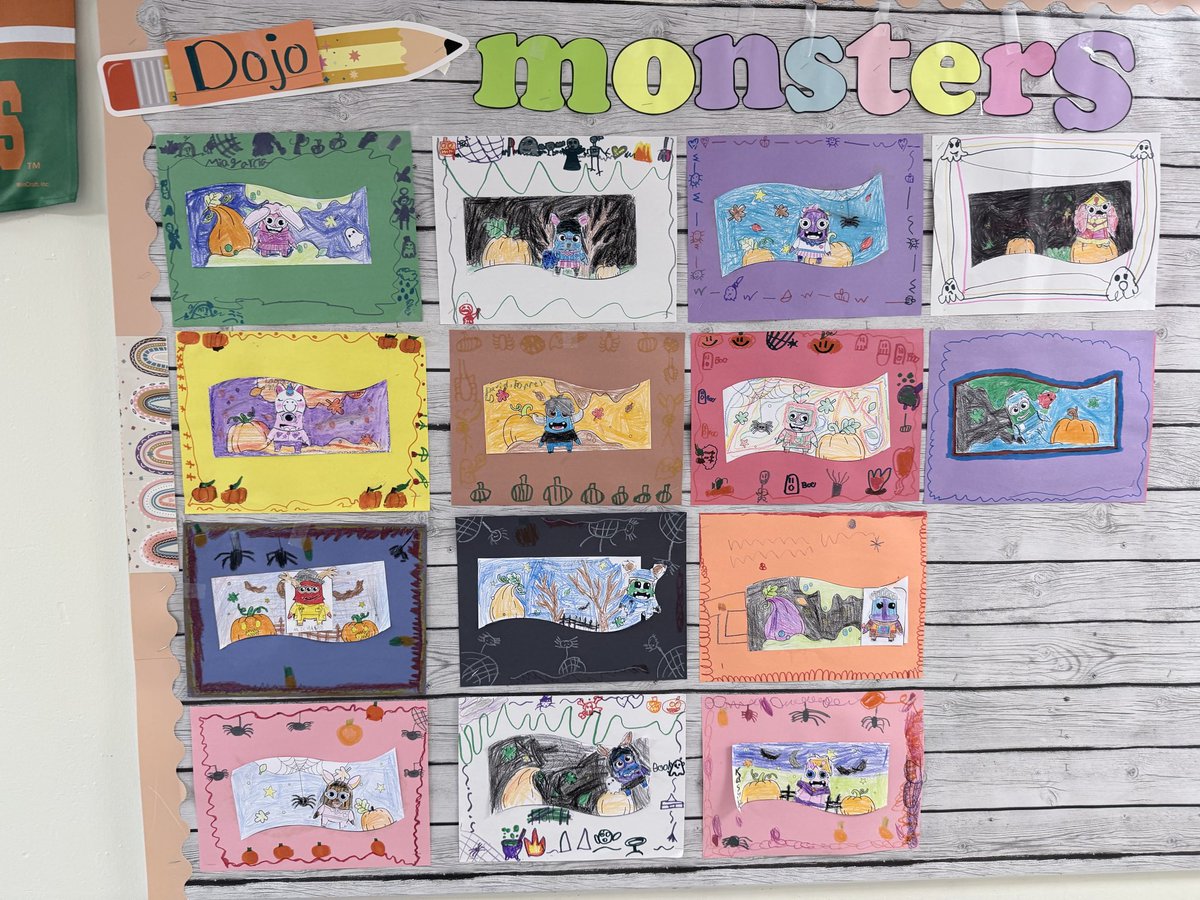 EricaMo1212's tweet photo. @ClassDojo #ClassDojoChallenges  dojo door spooky 2nd grade Mrs. Moreno 2D https://t.co/RwBJiP42Rm