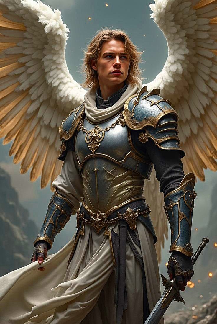 Ángel de mí Guarda, mi dulce compañía no me desampares ni de noche ni de día, a la hora de mi muerte tú serás mi guía...