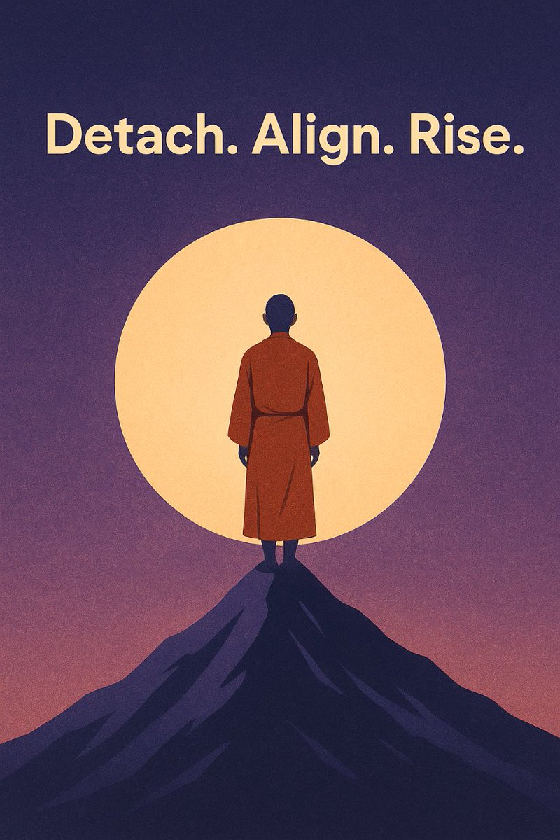 aoddeta's tweet image. Let go of what weighs you down.
Find your true direction.
Then ascend — lighter, clearer, higher.
This isn’t just a project.
It’s a movement. 🌕
#ArtOfDetachment #CryptoRevolution #MindfulMovement
