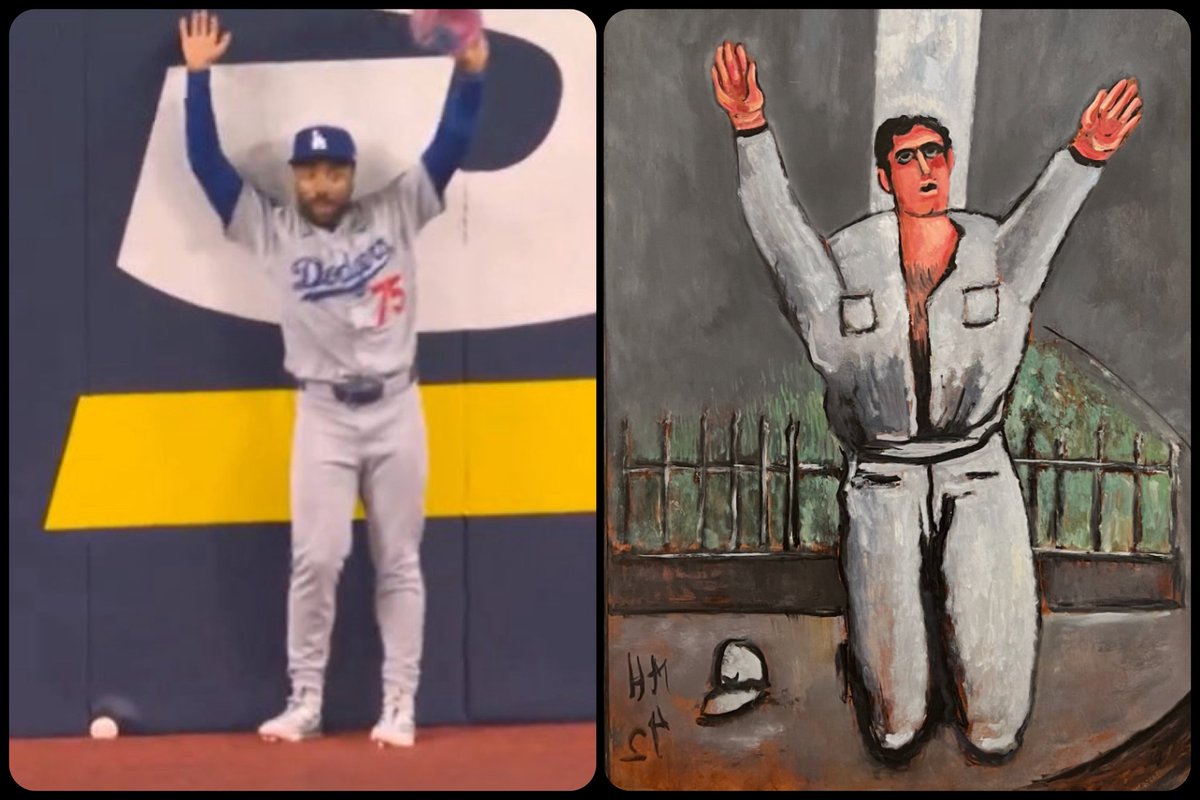 ArtButSports's tweet image. Untitled (flipped), by Marsden Hartley, 1942, 📸 via @BlakeHHarris