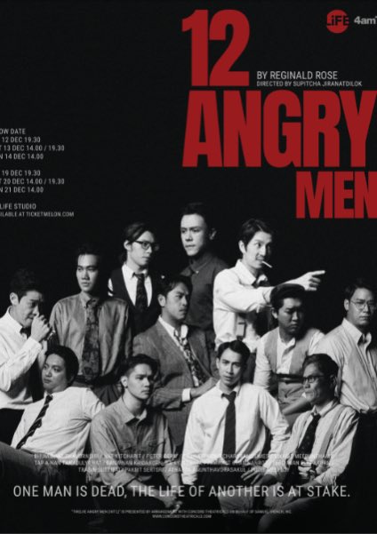 “ชายสิบสองคน หนึ่งคำตัดสิน
และอีกหนึ่งชีวิตแขวนอยู่บนเส้นด้าย”

12 Angry Men โดย Reginald Rose 
บทละครคลาสสิกระดับตำนาน กำลังจะนำกลับมาสู่เวทีอีกครั้ง 

COMING SOON… ⚖️

จำหน่ายบัตรเร็ว ๆ นี้

🔗 ticketmelon.com/4amtheatre/12a…

#peterderiy #12AngryMenTH2025 #4AMTheatre #LiFETheatre