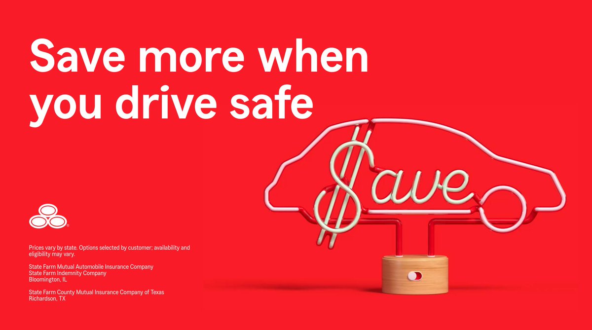 ffarhat's tweet image. Being a safe driver is just one way you can save on your State Farm car insurance when you create a Personal Price Plan®. Contact me to learn more.