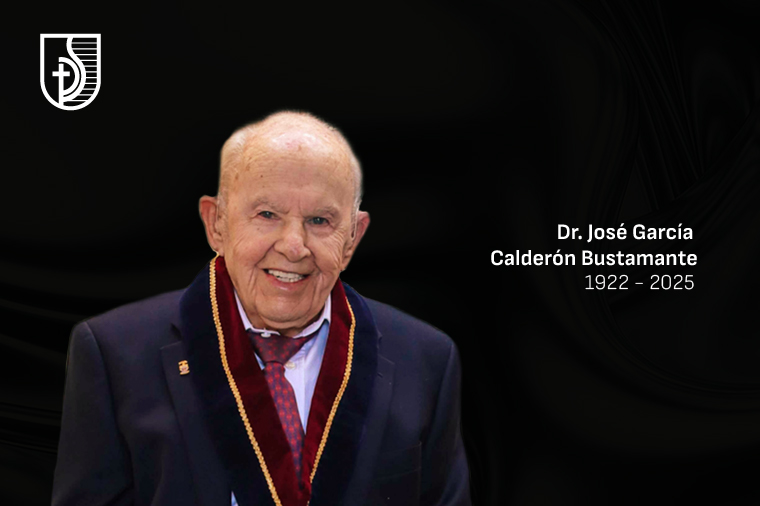 🕊️  La Universidad Católica San Pablo se une en oración por el eterno descanso de don José García Calderón Bustamante, distinguido abogado, empresario, exalcalde provincial de Arequipa y benefactor de nuestra casa de estudios .

#UCSP #ComunidadUCSP #InMemoriam