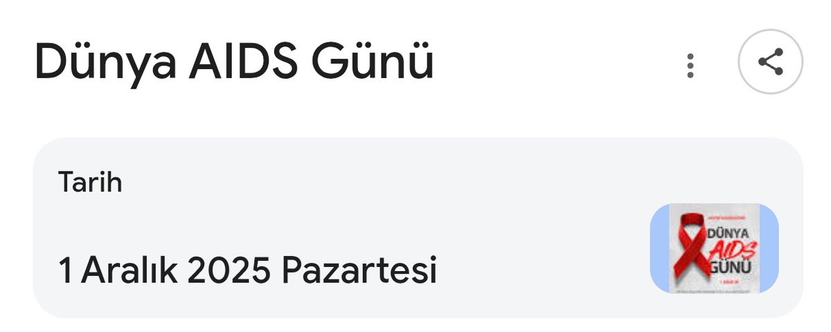 Nasıl bir aşk yaşandıysa 1 Aralık Dünya aids günü ilan edilmiş