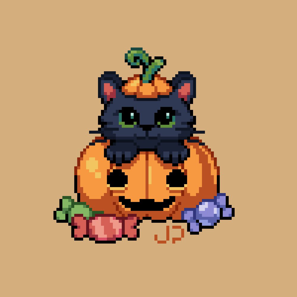 Happy halloween! 🎃🍬
#pixelart