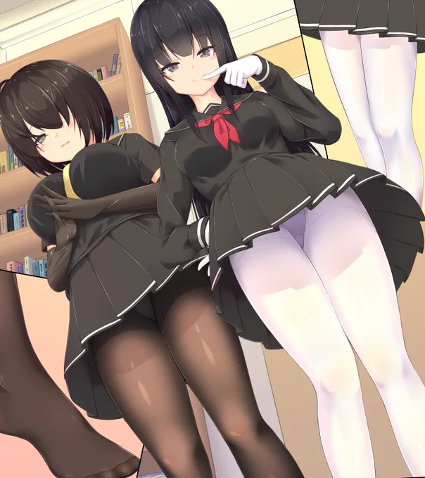 良いタイツの日なので 白黒タイツ