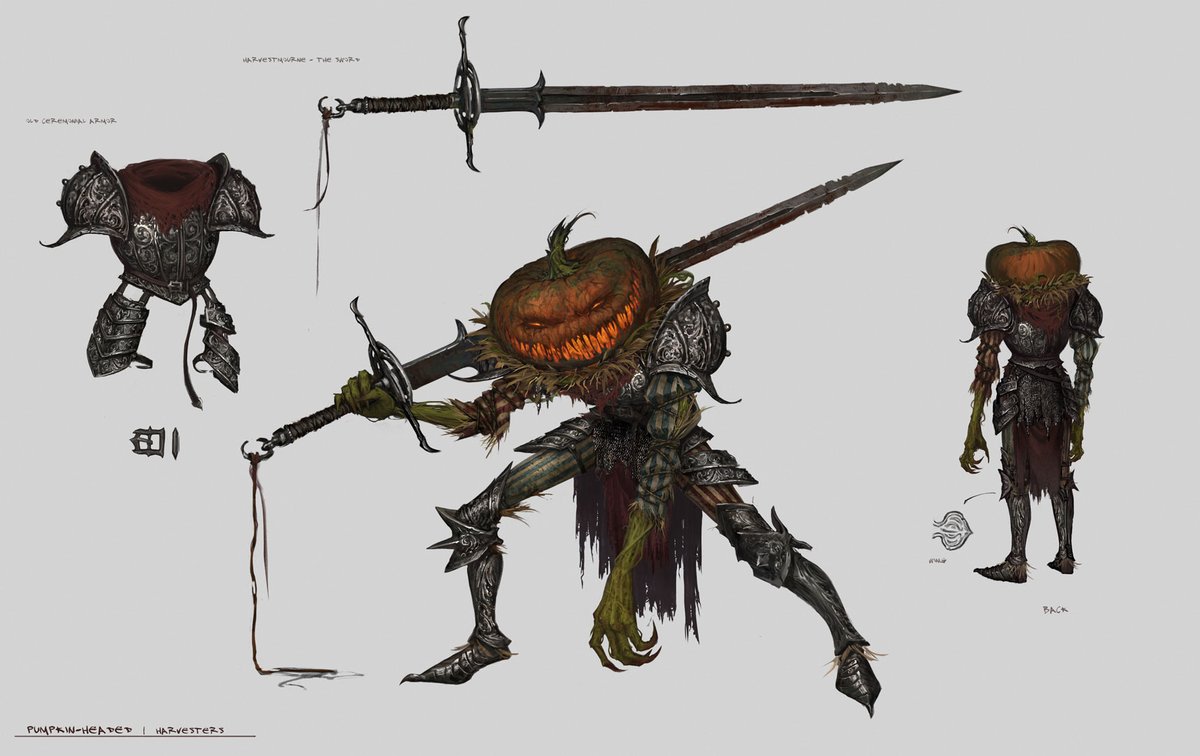 Pumpkin-headed - The harvester
One of my Halloween-themed ideas made for fun in my spare time.