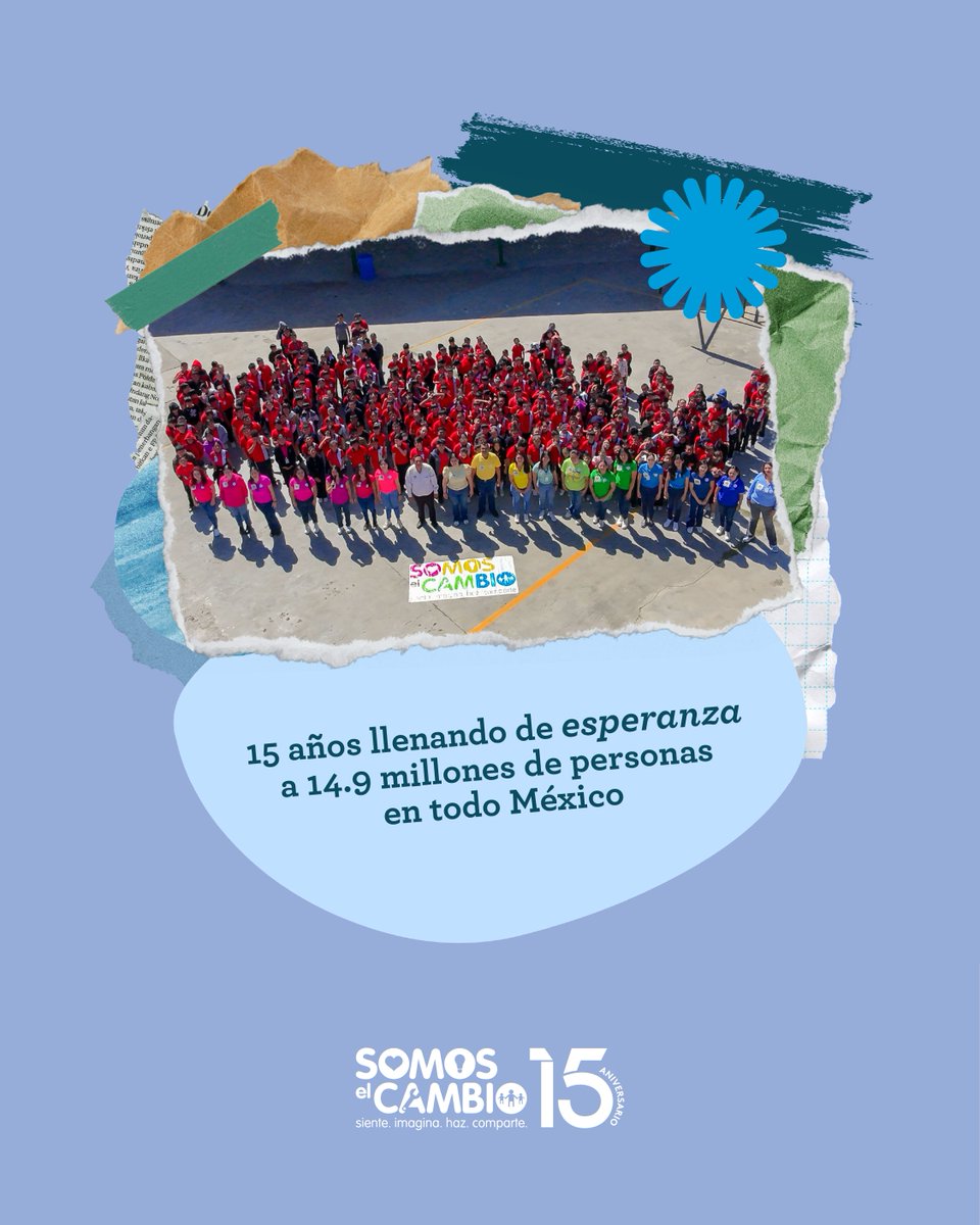 15 años después, seguimos creyendo que la esperanza también se comparte. 💫
Gracias a los millones de personas que han hecho posible este movimiento.

#15años #impactosocial