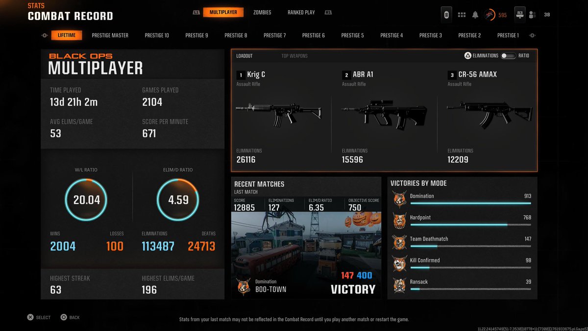 Whyuflash's tweet image. Black ops 6 stats. Quited cod for like 8-9 years, im locked in for bo7.🫠