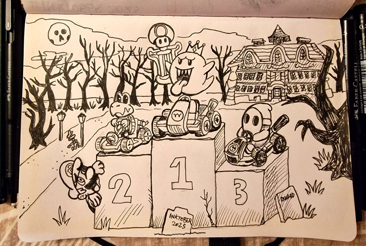 #inktober2025 #Inktober And that ladies and gentlemen is the end of the race!