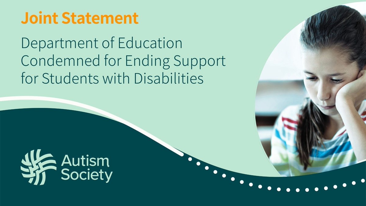 Major Dept. of Ed layoffs have gutted the Office of Special Education Programs—putting IDEA &amp; disability rights at risk.
📢 Tell Congress to reverse these cuts: buff.ly/xpoA7dk
Read more: buff.ly/CDIcdTB