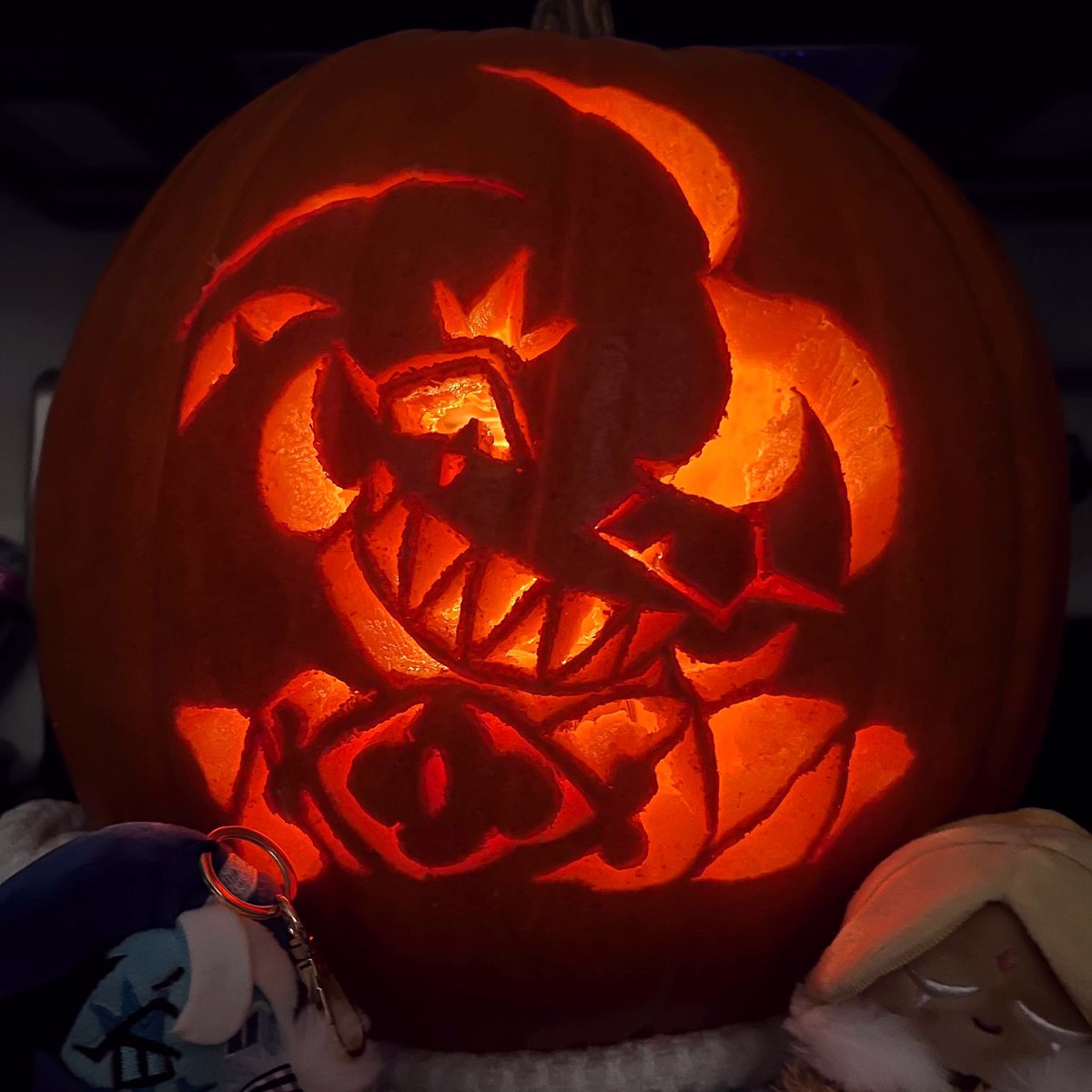 ibblescribbles's tweet image. Happy Halloween! smilk pumpkin be upon ye 🎃 
#cookierunfanart #shadowmilkcookie