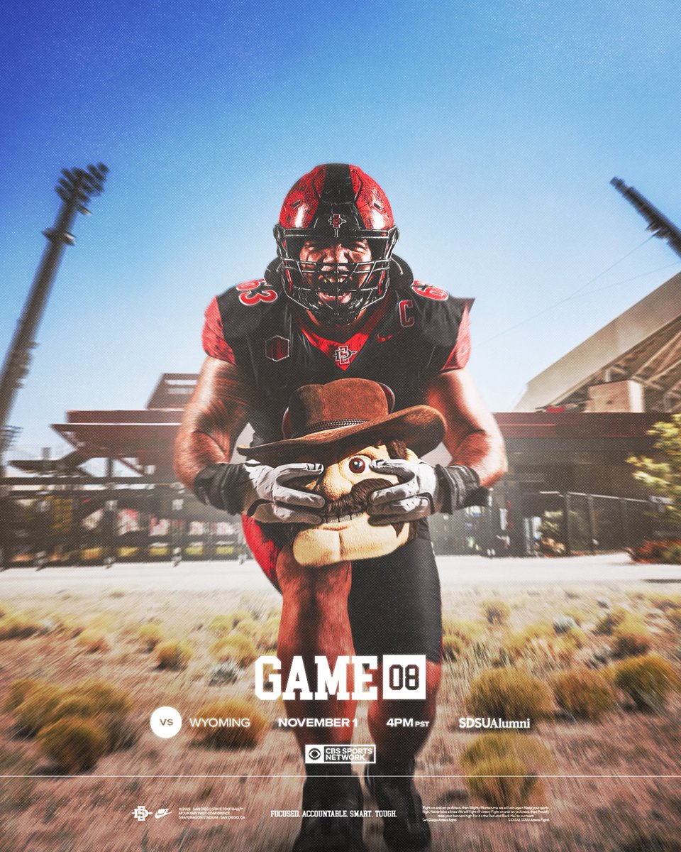 Rope ‘Em Aztecs.

#AztecFAST 🍢 x #BeTheA1pha 🐺 x #TheClimb 📈