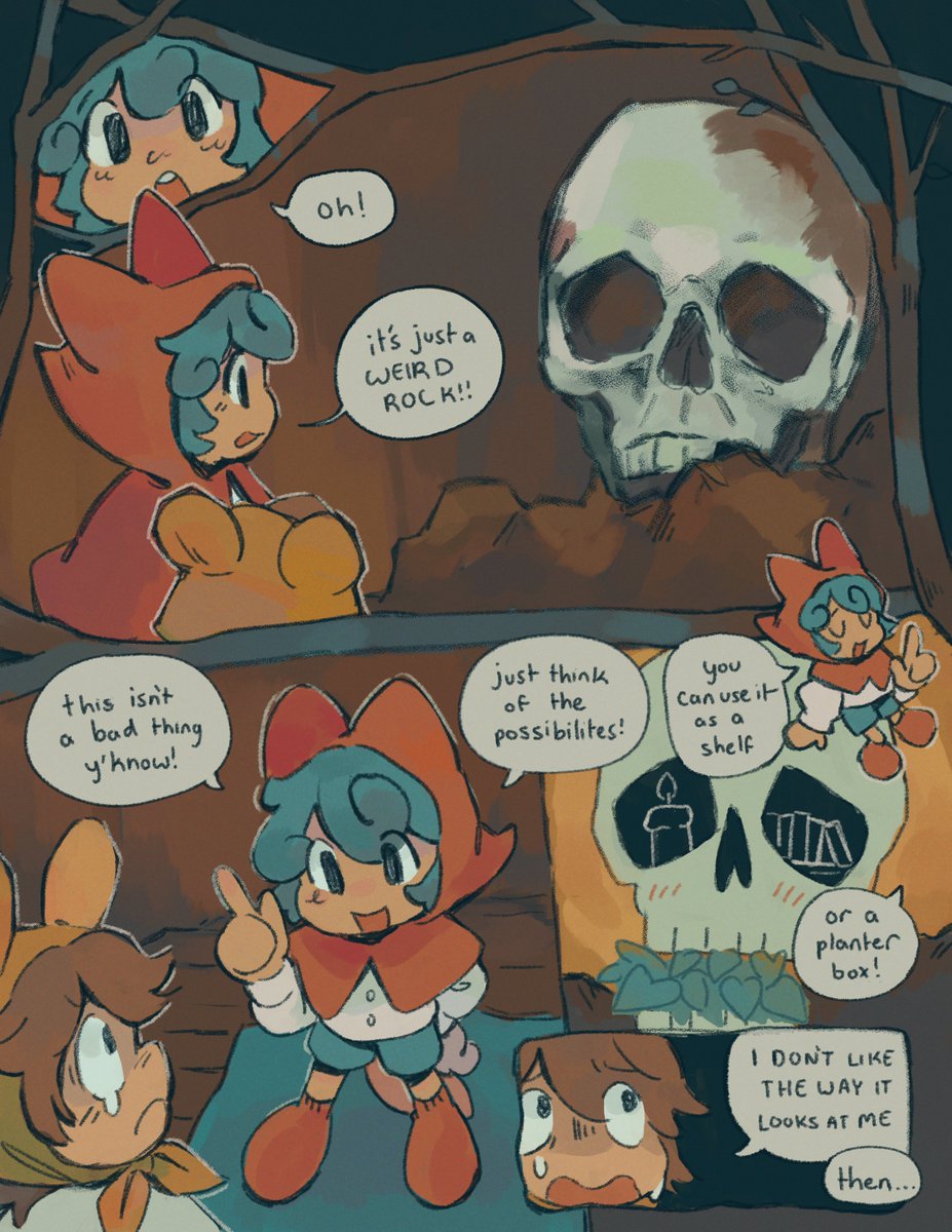 asuuree's tweet photo. comic about a thing in the wall https://t.co/WWBxQXcOKv