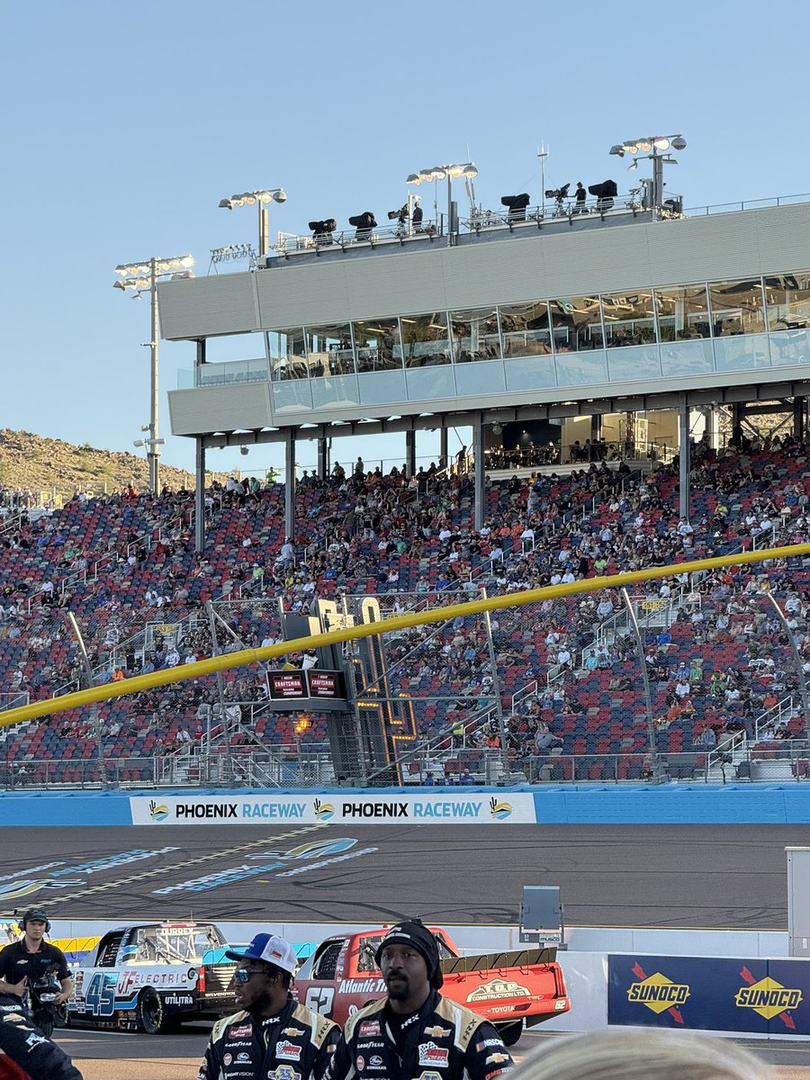 You’re invited! <a href="/NASCAR_Trucks/">NASCAR CRAFTSMAN Trucks</a> Championship 4 green flag coming up at 4:50 pm MT / 7:50 pm EDT on <a href="/FS1/">FS1</a> and <a href="/SiriusXMNASCAR/">SiriusXM NASCAR Radio (Ch. 90)</a> CM 90! <a href="/TylerAnkrum/">Tyler Ankrum</a> &amp; #18 <a href="/NAPARacing/">NAPA Racing</a>  <a href="/BMR_NASCAR/">Bill McAnally Racing</a> Chevrolet. / <a href="/TeamChevy/">Chevrolet Racing</a>