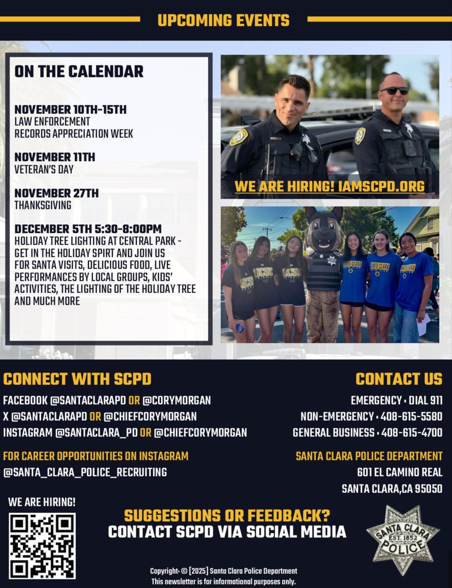 Santa Clara Police tweet media