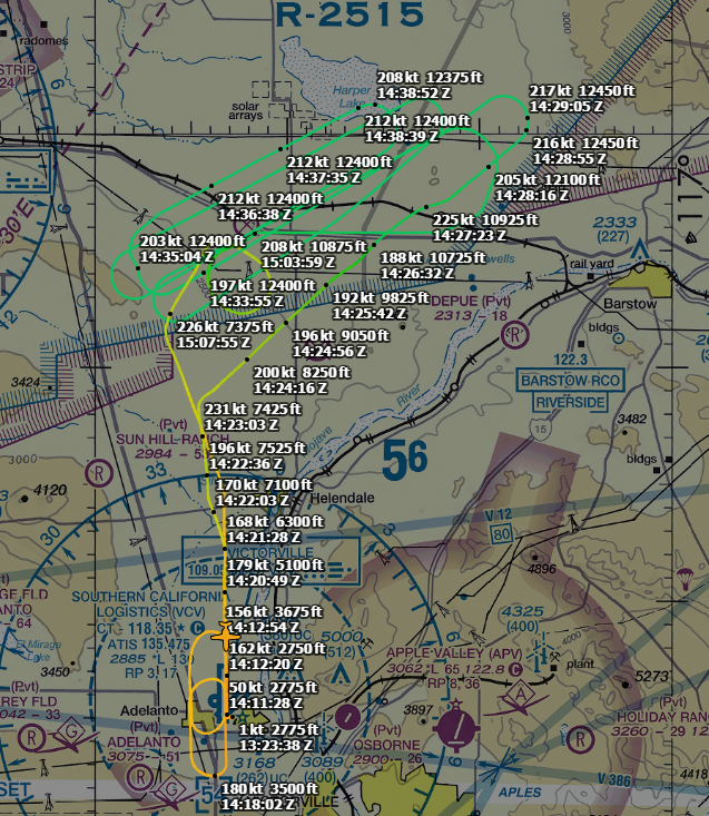 YFQ-44A first flight.
Looks like L-29 N47KF #A5BFA8 was the chase.