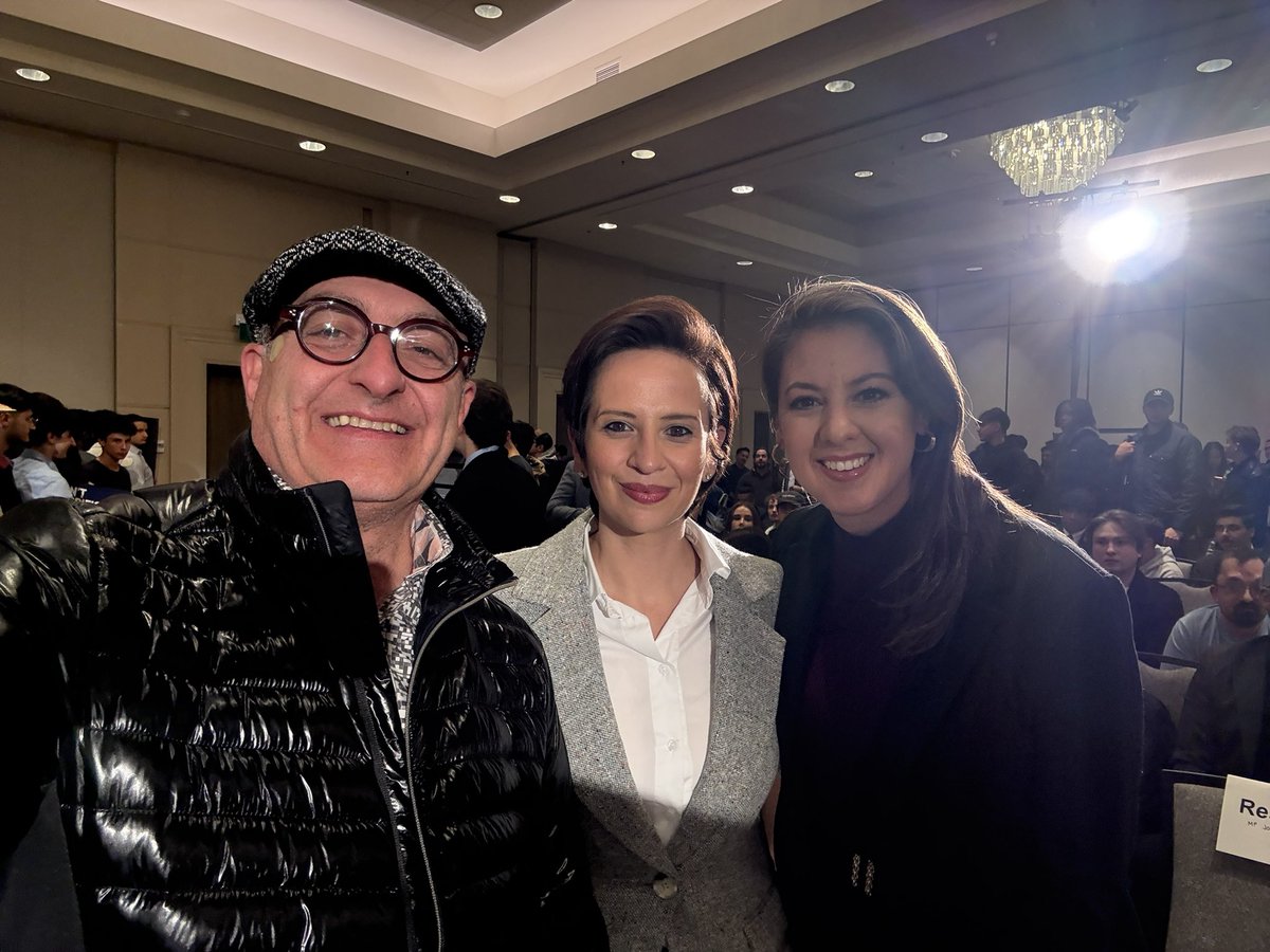 RamyBotros's tweet image. It was great event for @PierrePoilievre to encourage the Canadian youth not to sacrifice anymore. It was my pleasure to cover this event and chat with Conservatives MPs in the picture @MelissaLantsman  and @SandraCobena_