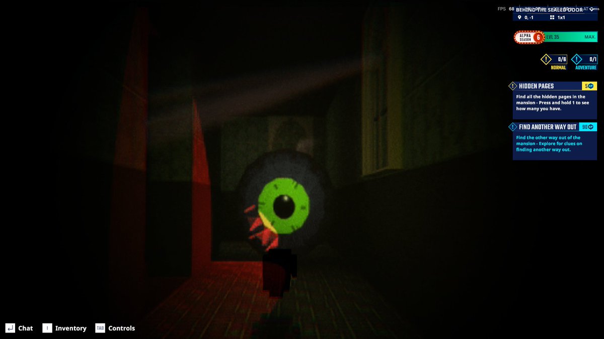 Told Giant Eyeball we were just getting a selfie... <a href="/TheSandboxGame/">The Sandbox</a>  tsbga.me/TheSandbox