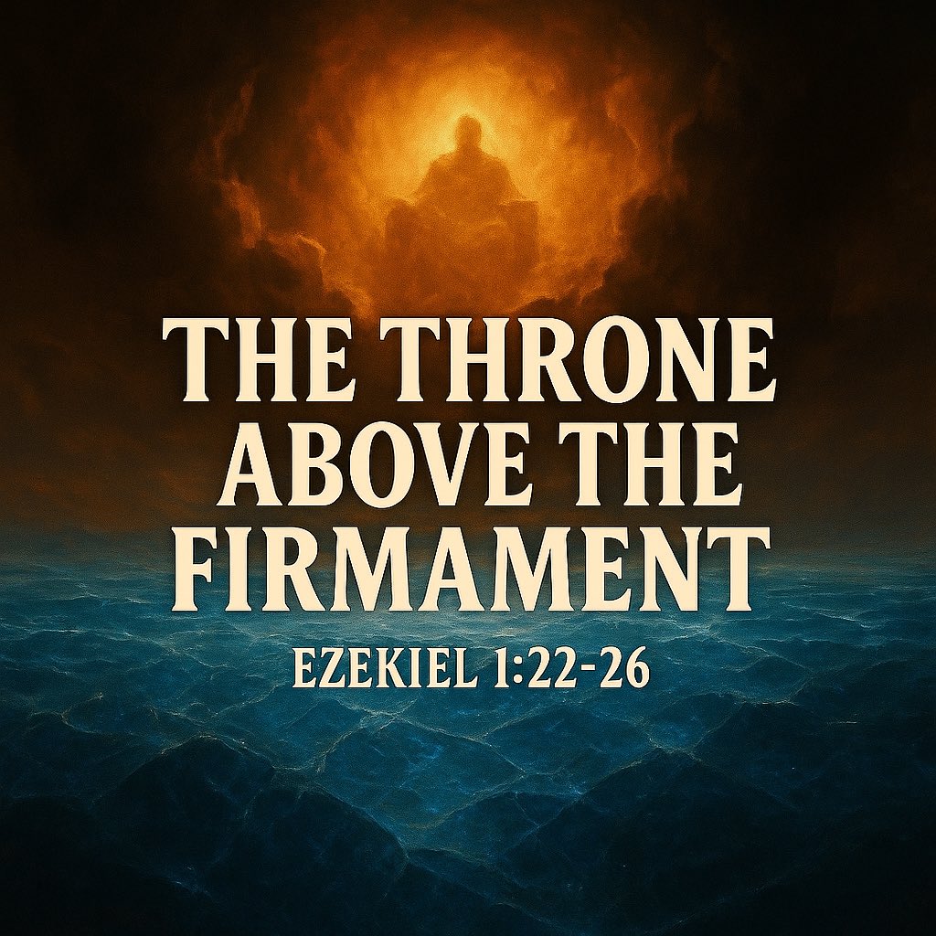 TNTJohn1717's tweet image. THE THRONE ABOVE THE FIRMAMENT

Ezekiel 1:22–26 — The literal throne of God over a physical firmament, not a poetic vision.

If there is one thing modern Christianity cannot stand, it is a literal Bible. The moment God shows a man what is actually up there, the scholars run for…
