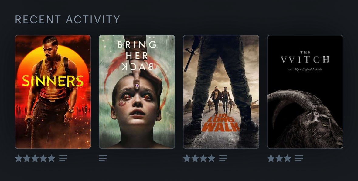 all from today🙂‍↕️ my halloween movie marathon is one of my fav days of the year