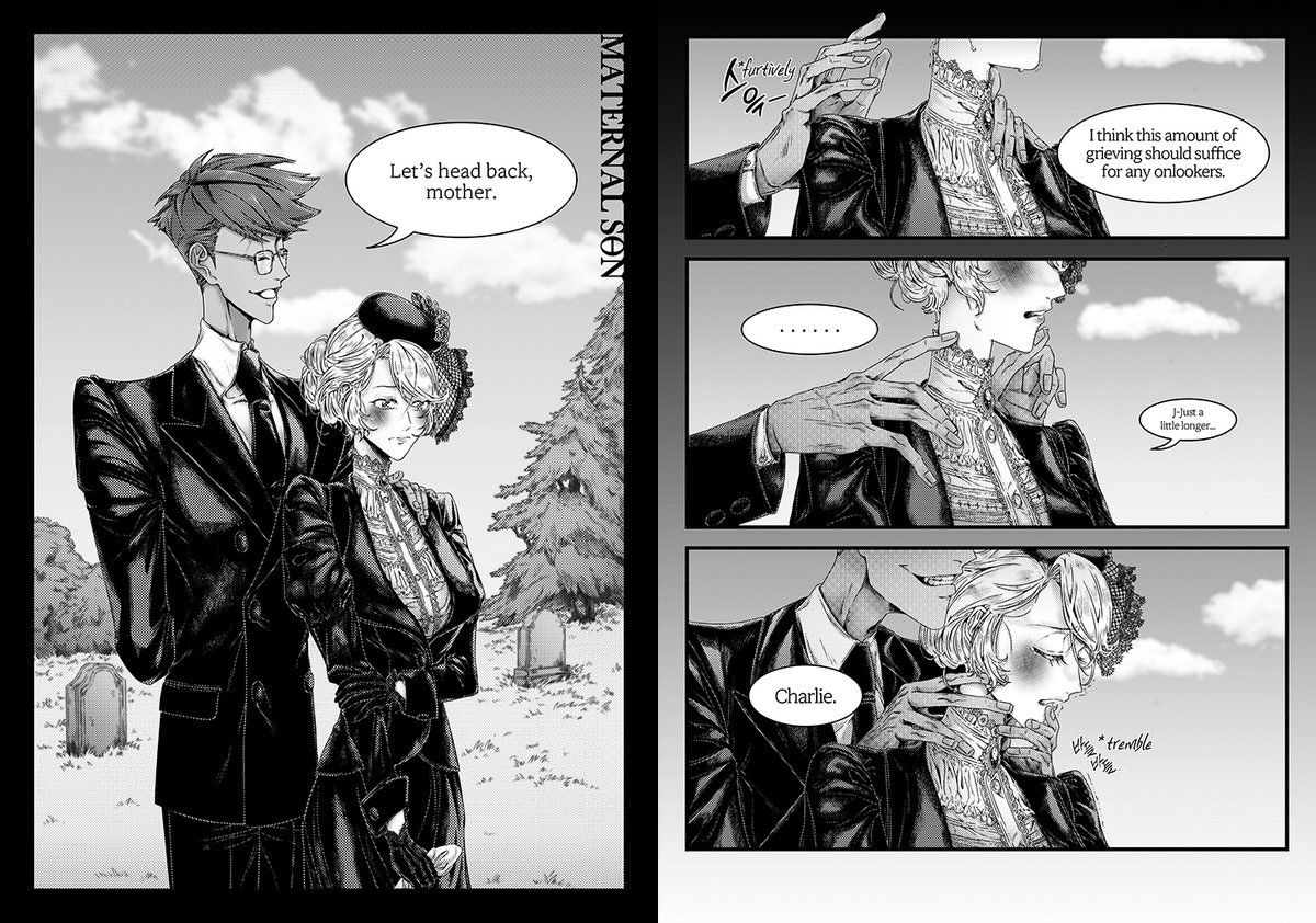 deerlydepart's tweet photo. By request of the artist, here is a chapter of our anthology doujinshi, "The Bellhop Has Her Room Key"! I'll be posting it in English, Korean, and Japanese in the following thread! Be aware that it is DEAD DOVE! And enjoy! #charlastor #アラチャ 
(1/2 ENG) https://t.co/lr4kwRc9a8