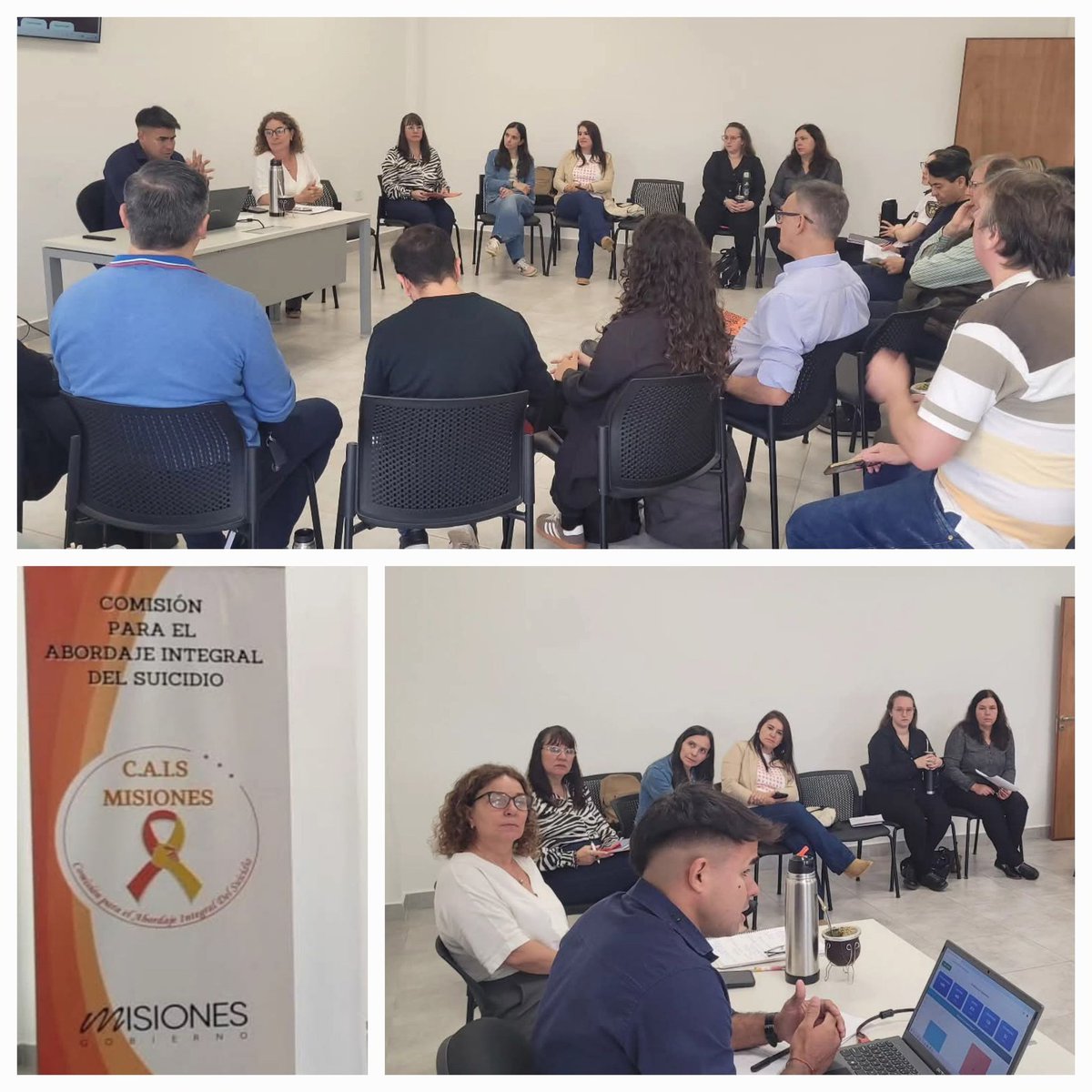 secgeneralcge's tweet photo. En la mañana de hoy, se llevó a cabo en el Sala de Reuniones  del Centro Integral de Operaciones  911, una reunión con los integrantes de la Mesa Técnica de la Comisión para el Abordaje Integral del Suicidio, con el objetivo de evaluar el progreso y planificar futuras acciones https://t.co/4VaaQ2xiYZ