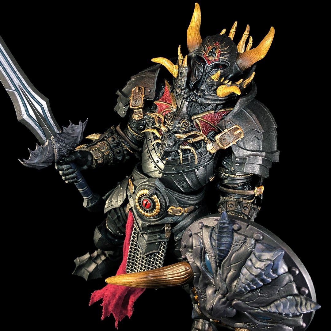 kifamush's tweet photo. Mythic Legions All Stars 6 Berodach !!
オーガスケールの死のフルアーマー、ネクロノミナス軍のベロダッハ。
その重さとアーマーのせいで余りポーズの自由度は高く無いのですが、もう素立ちだけでもカッコイイ!😊
#MythicLegions #AllStars6 https://t.co/1eF6753oR8