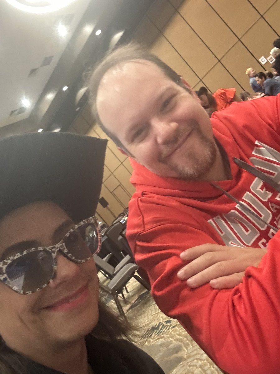 StovallMS_SSIS's tweet image. @DrJALucario and I at the social sponsored by @SocialStudiesSS @AldineHistory @Aldine_Lit_SS @StovallMS_AISD #TXCSS2025